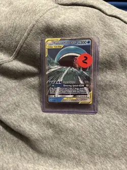 Pokemon TCG Magikarp Wailord Tag Team GX Full Art Holo Card SM166 NM- Condition - Image 1