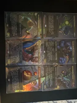 MTG Marvel Spider-Man Scene FOIL Borderless NM 6 Card Set SPE Venom Green Goblin - Image 2