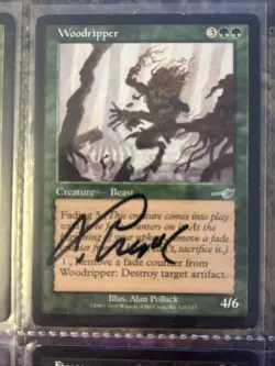 E-1 Mixed Lot Of Signed Alan Pollack Magic The Gathering Cards - Image 4