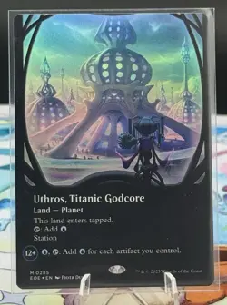 Foil MYTHICAL Uthros, Titanic Godcore 285 MTG Pack to Case Magic The Gathering - Image 1