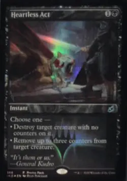 Heartless Act - Promo Pack: Ikoria: #366, Magic: The Gathering - Foil Nm R248 - Image 1