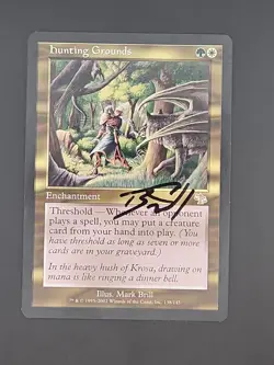 MTG Magic The Gathering Signed Hunting Grounds Mark Brill Autographed #1 - Image 1