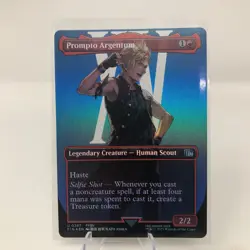 Prompto Argentum - Foil - Borderless - Final Fantasy - M/NM Pack-Fresh - Image 1