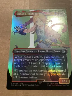 Zidane, Tantalus Thief (Borderless) Final Fantasy Foil - Image 1