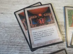 2x Red + White + Green Scarab - Ice Age - NM/EX - - English - OOP MTG - Image 2