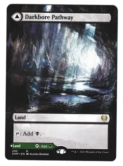 Magic The Gathering MTG - Kaldheim KHM 2021 - #292 Darkbore Pathway x2 - Image 2