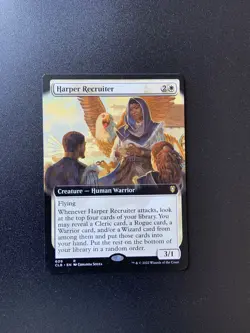 Harper Recruiter BORDERLESS - NM - MTG Baldur's Gate - Magic the Gathering - Image 1