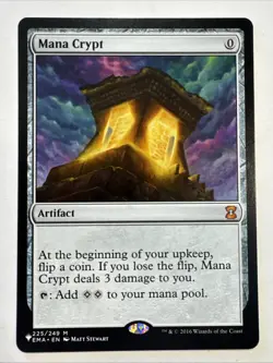 WOTC MtG The List Mana Crypt NM - Image 1