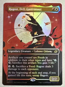 MTG / Ragost, Deft Gastronaut / EOE / #300 / FOIL (Borderless) / Rare / NM - Image 1