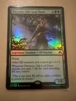 MTG - Dwynen, Gilt-Leaf Daen FOIL - Magic Origins - NM - Image 1