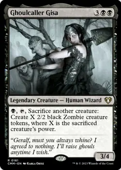 X 1 Ghoulcaller Gisa NM-M Commander Masters 161 MTG Magic The Gathering - Image 1