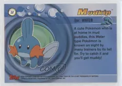 Mudkip Topps Pokemon Advanced #58 2003 - Image 2
