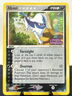 Pokemon TCG: 2006 EX Holon Phantoms Absol 18/110 Reverse Holo LP - Image 1