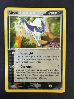 Pokemon TCG: 2006 EX Holon Phantoms Absol 18/110 Reverse Holo LP - Image 5