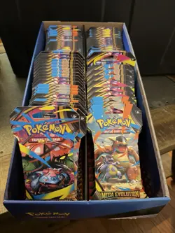 Lot Of 144! Pokemon Mega Evolution Sleeved Booster Pack Factory Sealed 168x - Image 1