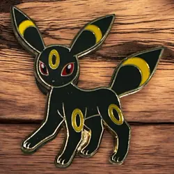Pokemon Umbreon Official Enamel Collector's Pin 2017 TCG Nintendo Black Gold - Image 1