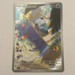 Oshawott 105/086 - Illustration Rare - White Flare - Pokemon TCG - Near Mint - Image 1