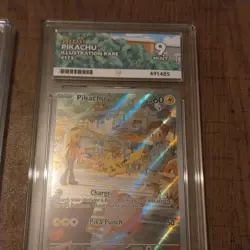Ace 9 Pokemon Slab Bundle English Umbreon V & Pikachu Illustration rare 151 - Image 5