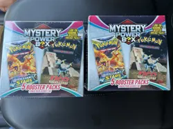 2x Pokemon Mystery Power Box Chase Pack Seeded 1:10 (5 Booster Packs) Sealed NEW - Image 1