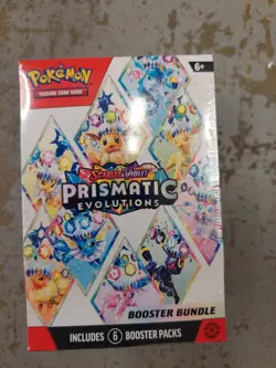 Pokemon TCG Scarlet & Violet Prismatic Evolutions Booster Bundle Factory Sealed - Image 1