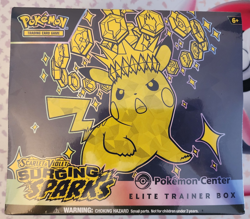 Pokemon Surging Sparks Elite Trainer Box ETB POKEMON CENTER EXCLUSIVE - SEALED - Image 1