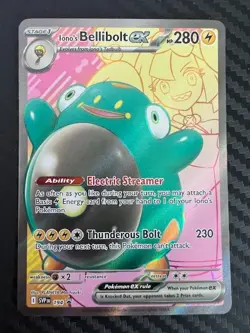 Pokemon TCG Ionos Bellibolt EX Journey Together Black Star Promo 194 NM - Image 1