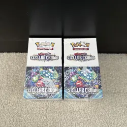 Pokemon TCG Stellar Crown Half Booster Box X2 (36 Packs) NEW/SEALED ✅ - Image 1
