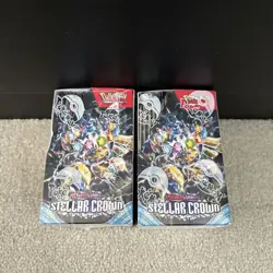 Pokemon TCG Stellar Crown Half Booster Box X2 (36 Packs) NEW/SEALED ✅ - Image 2
