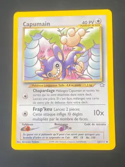 CARTE POKEMON CAPUMAIN 26/111 FR PEU COMMUNE NEO GENESIS - NM - Image 1