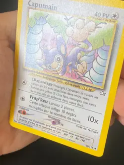 CARTE POKEMON CAPUMAIN 26/111 FR PEU COMMUNE NEO GENESIS - NM - Image 2