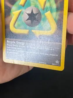ENGLISH POKEMON RECYCLE ENERGY 105/111 RARE WIZARDS NEO GENESIS - GD - Image 4