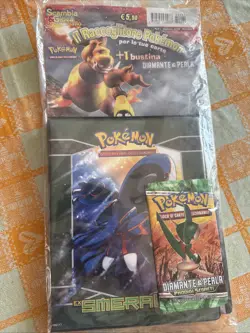 Bustina singola POKEMON DIAMANTE E PERLA PRODIGI SEGRETI sigillata +raccoglitore - Image 5