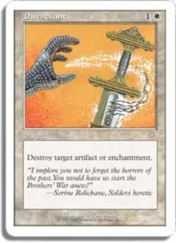 Disenchant ~ Moderately Played Battle Royale MTG Magic UltimateMTG White Card - Image 1