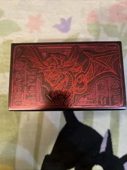 *NO CARDS* Japanese’s Yu-Gi-Oh Prismatic God Box Red Storage Box W/ Sleeves + - Image 2