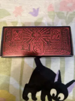 *NO CARDS* Japanese’s Yu-Gi-Oh Prismatic God Box Red Storage Box W/ Sleeves + - Image 4