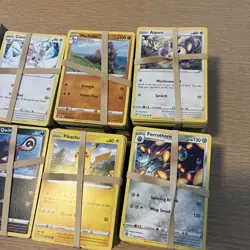 Bulk Lot 2400 Pokemon Cards Sword Shield and Some Older Cards Yellow Border Mix - Image 2