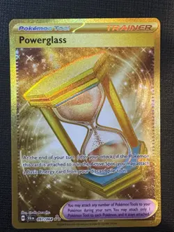 Pokemon TCG Powerglass 063/064 Reverse Holo Card Shrouded Fable NM Condition - Image 1