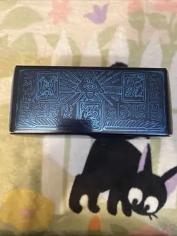 *NO CARDS* Japanese’s Yu-Gi-Oh Prismatic God Box Blue Storage Box W/ Sleeves + - Image 4