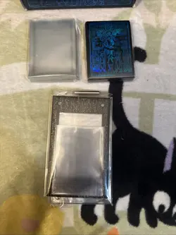 *NO CARDS* Japanese’s Yu-Gi-Oh Prismatic God Box Blue Storage Box W/ Sleeves + - Image 5