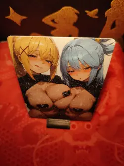 Darkness & Aqua - Konosuba Sexy Waifu Custom double-sided frosted ACG Card - Image 2