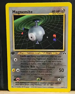 Pokemon Lot of 3 1st Edition Neo Discovery Non Holo Cards M-NM Unplayed - Image 4