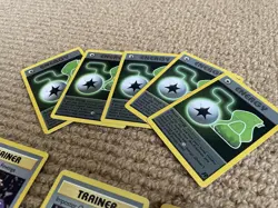 1999 Pokemon Unlimited Base Set Team Rocket Trainer Energy Card Bundle x18 Cards - Image 4