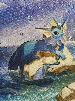 Vaporeon A1a 072/066 TCG Pocket Mythical Island Custom Textured Fanart Card - Image 3