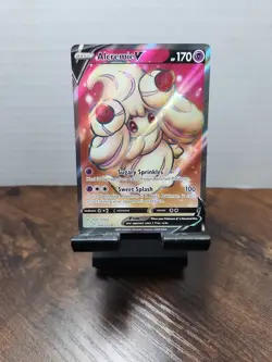 Alcremie V 064/072 Ultra Rare Shining Fates Pokemon Card NM - Image 1