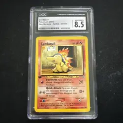 Cyndaquil #57/111 CGC 8.5 Graded Pokemon Card 2000 Neo Genesis - 1st Edition - Image 1