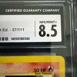 Cyndaquil #57/111 CGC 8.5 Graded Pokemon Card 2000 Neo Genesis - 1st Edition - Image 5
