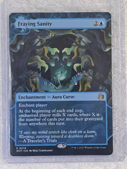 MTG Fraying Sanity - Wilds of Eldraine (WOE) #19 Magic Card Rare NM - Image 5