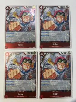 One Piece PRB02 Koby English Playset PRB02-001 4 Card Premium Set Best Vol.2 - Image 1