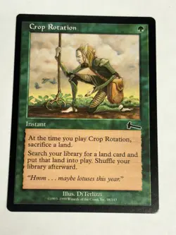 Crop Rotation - Urzas Legacy - Magic The Gathering NM/M - Image 2