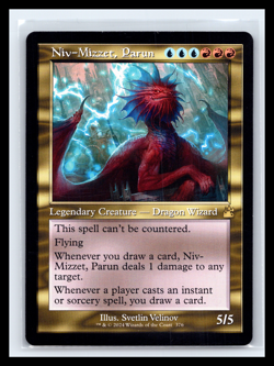 MTG Niv Mizzet Parun Retro Frame #376 Ravnica Remastered Regular Rare Magic NM - Image 1